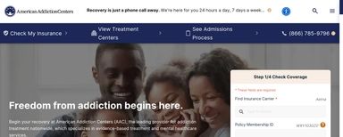 Thumbnail of Americanaddictioncenters.org